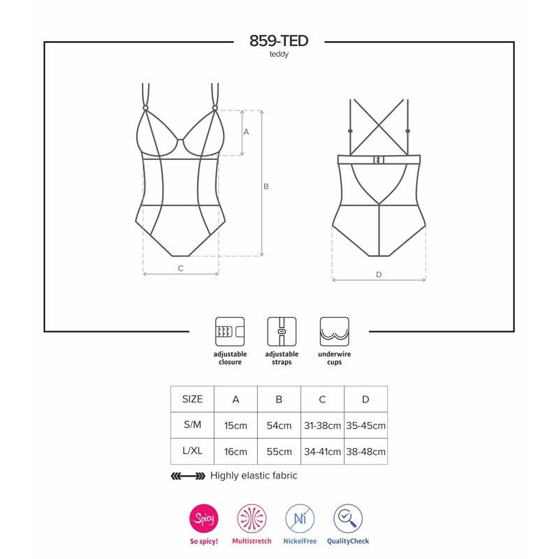 859-TED-1 Teddy Color Negro - Imagen 3