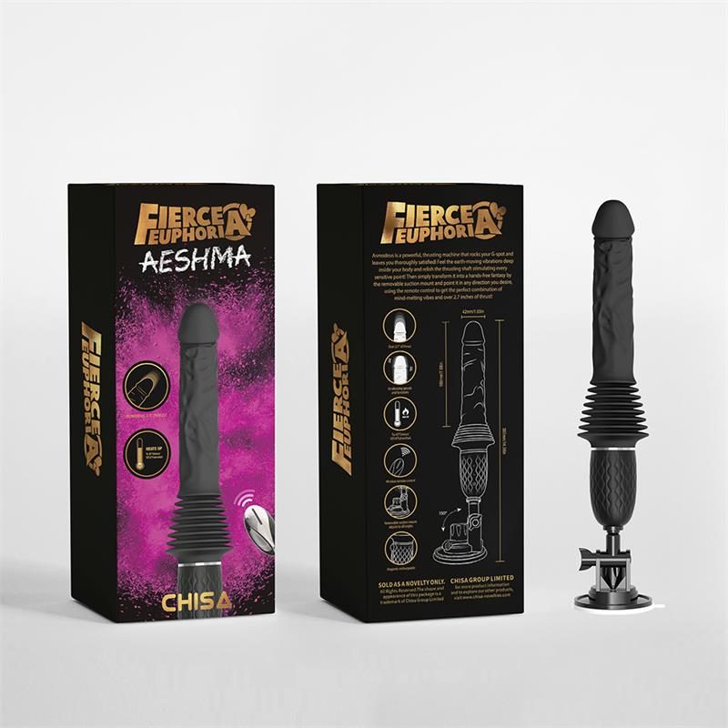 Aeshma Dildo Vibrador con Thrusting y Control Remoto - Imagen 4