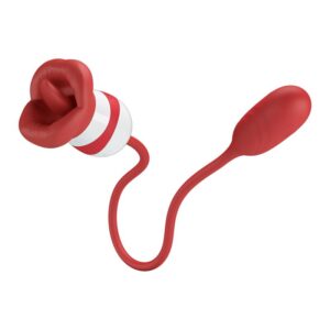 Aliyah Estimulador Doble Boca y Huevo Silicona