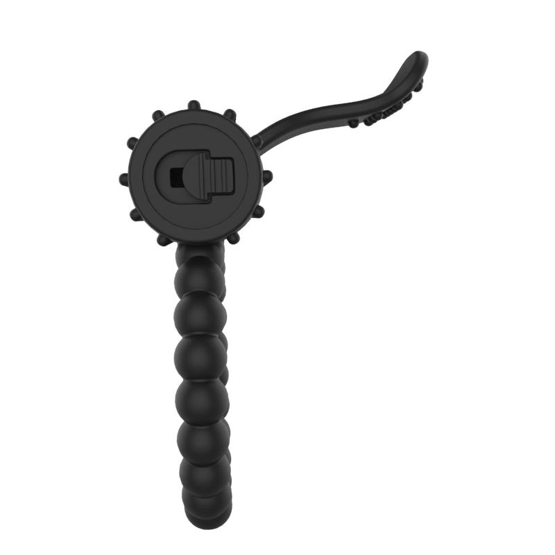 Anillo para el Pene con Vibración Negro - Imagen 4