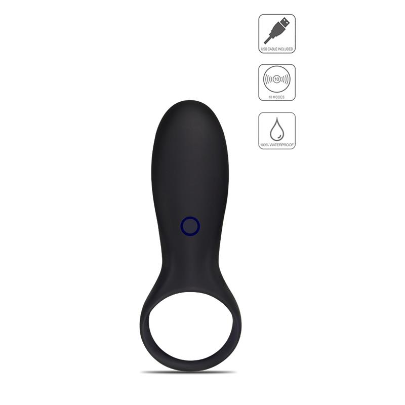 Anillo para el Pene iJoy Stamina Ring USB Negro - Imagen 5