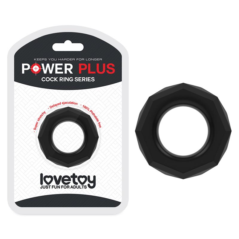 Anillo para el Pene Power Plus Negro - Imagen 4