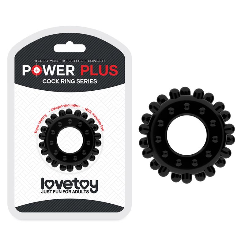 Anillo para el Pene Power Plus Negro - Imagen 3