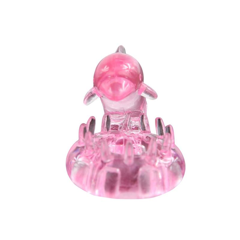Anillo Vibrador Love Dolphig Ring Rosa - Imagen 4