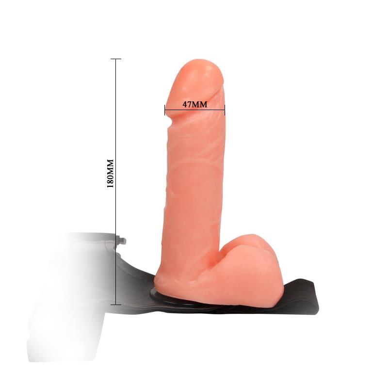 Arnés con Dildo y Testículos 17.5 cm - Imagen 4