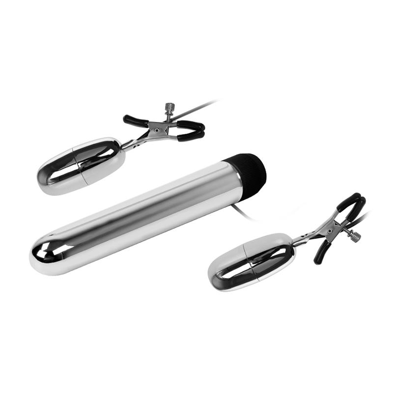 Baile Set Bala Vibrador y Pinzas para Pezones con Vibración Turbo - Imagen 5