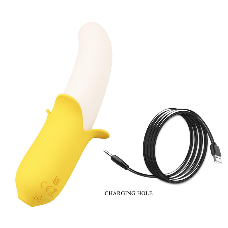 Banana Geek Vibrador con Thrusting USB - Imagen 6