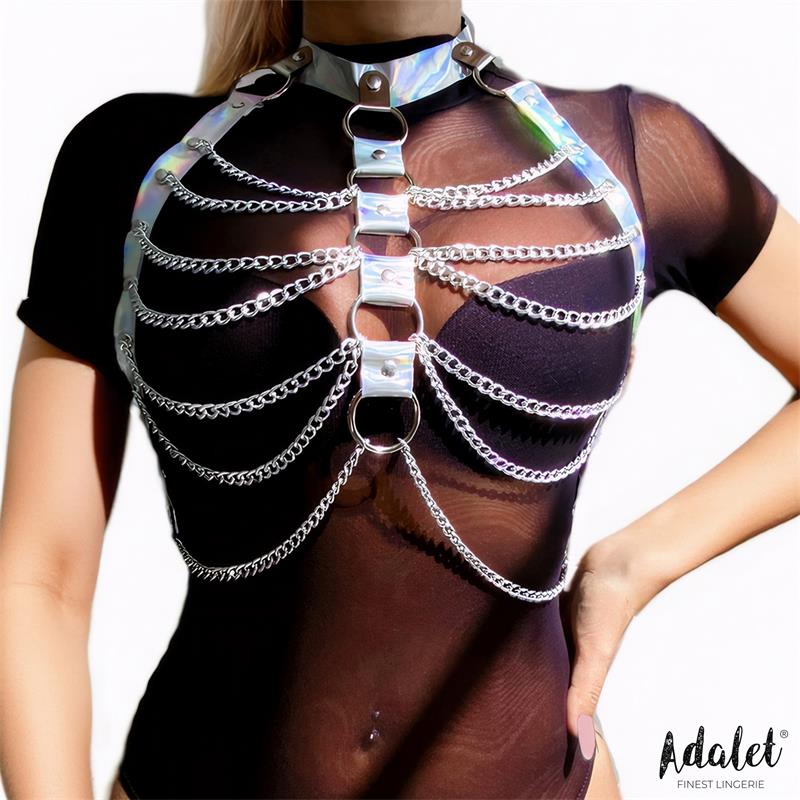 Bianca Arnés Cuero Vegano con Cadenas Talla Única - Imagen 5