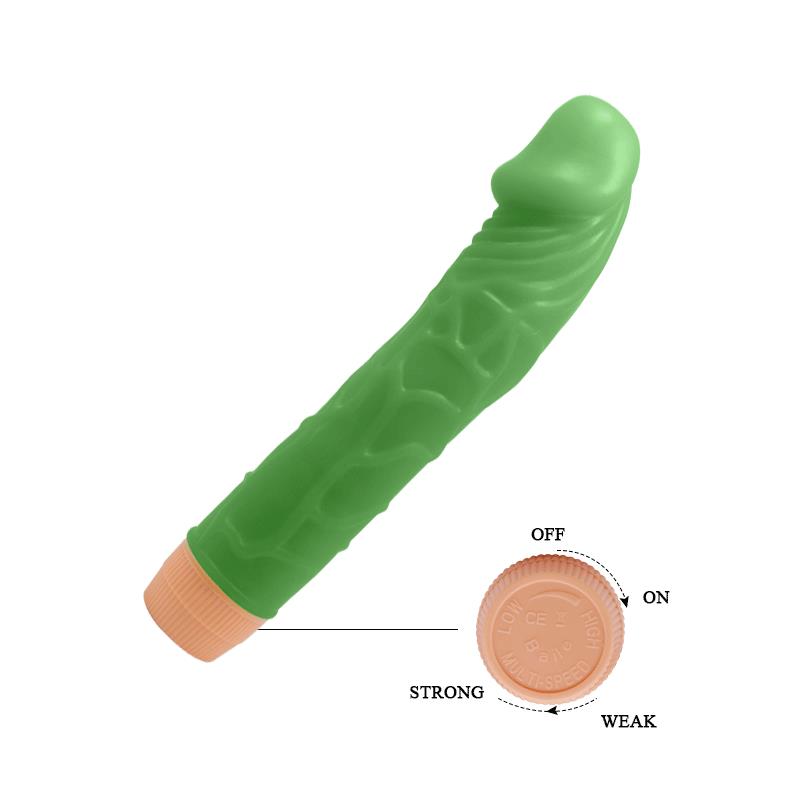 Bill Vibrador Realista 8.8 Verde - Imagen 3