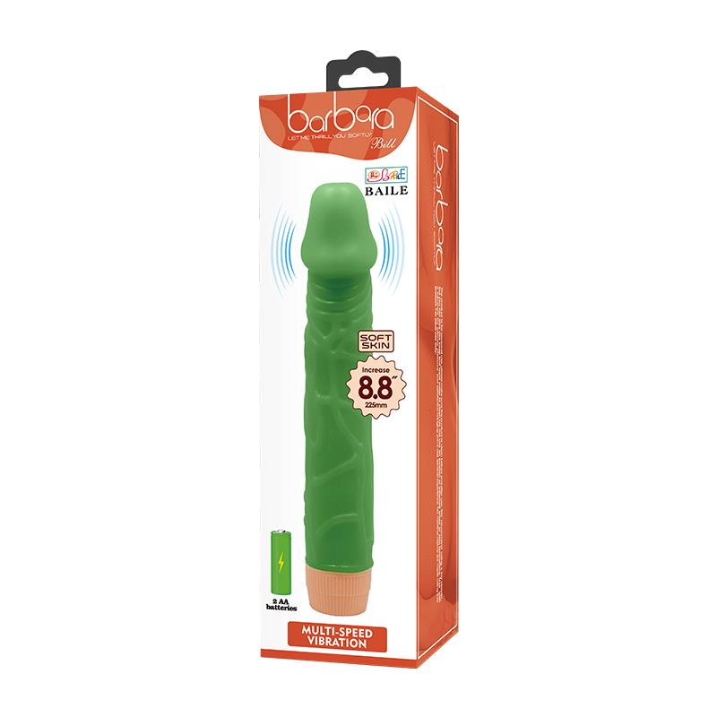 Bill Vibrador Realista 8.8 Verde - Imagen 5