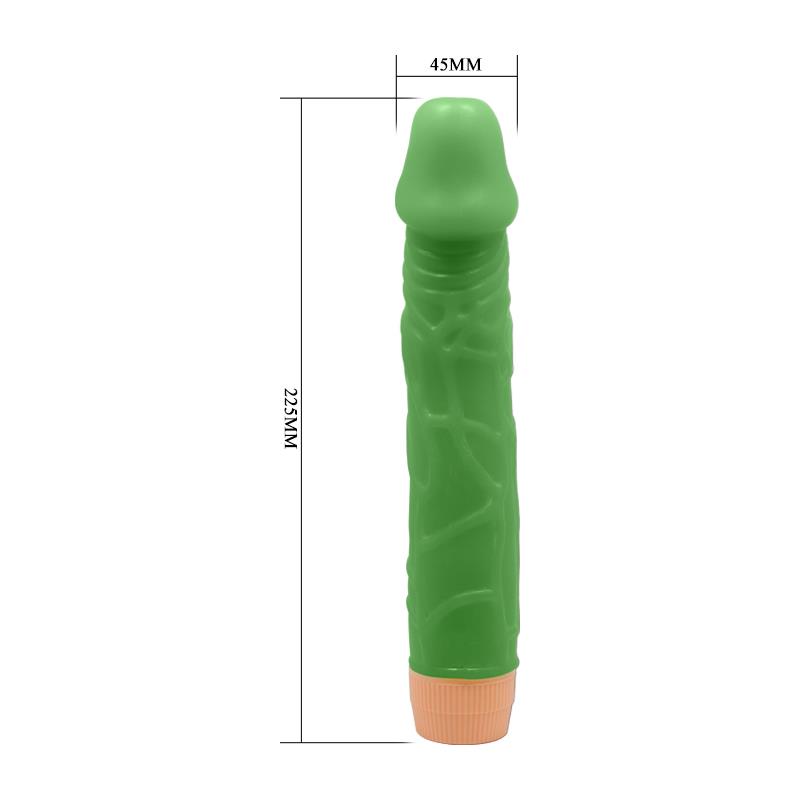 Bill Vibrador Realista 8.8 Verde - Imagen 7