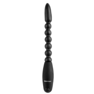 Bolas Anales con Vibración Flexa Pleaser Negro