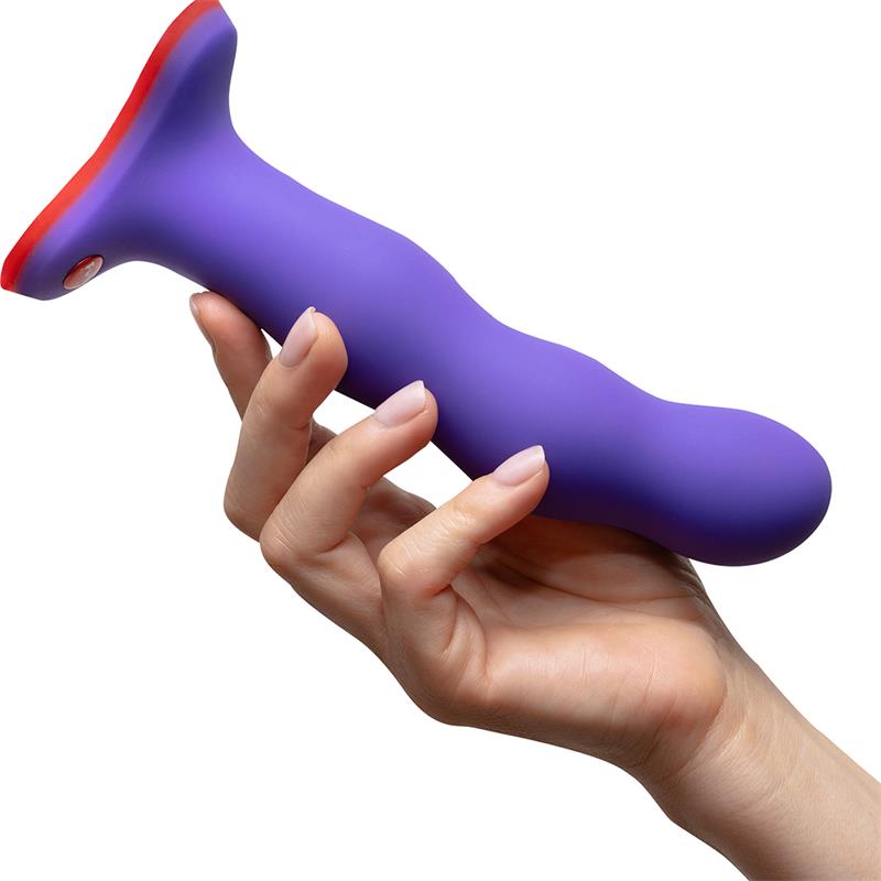 Bouncer Dildo con Bolas Internas Flashy Purple - Imagen 5