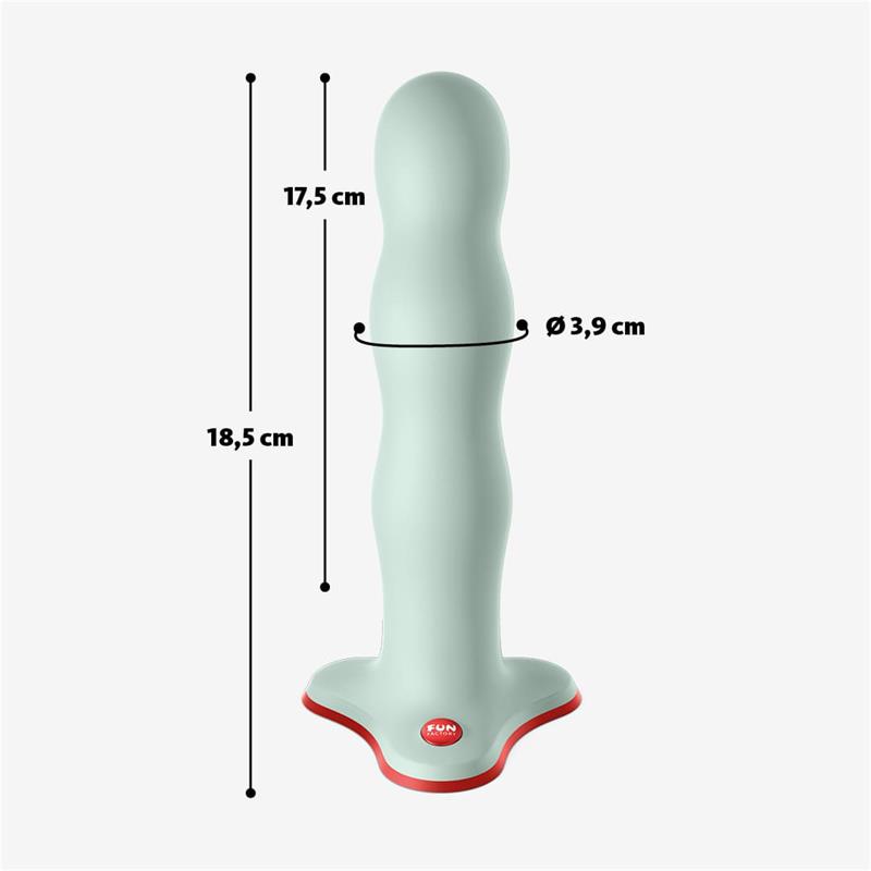 Bouncer Dildo con Bolas Internas Sage Green - Imagen 9