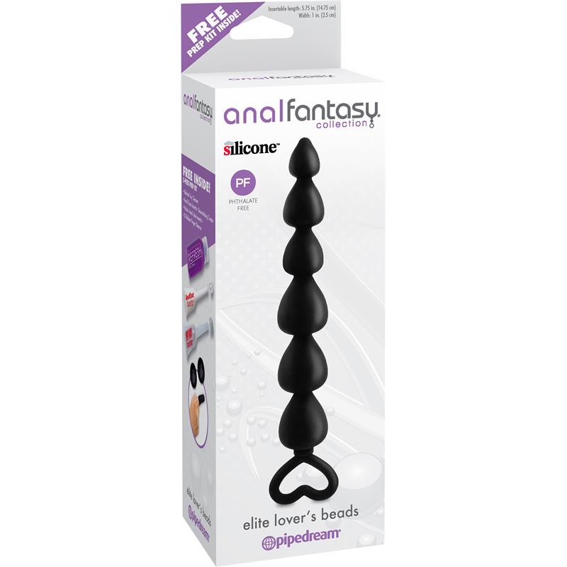 Cadena Anal Elite Lovers Beads Negro - Imagen 5