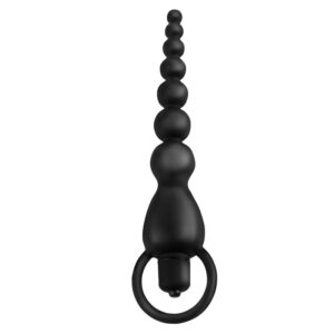 Cadena Anal Elite Power Beads Negro