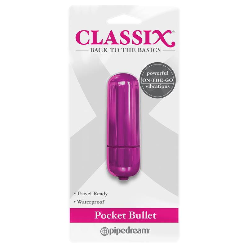 Classix Bala Vibradora de Bolsillo Rosa - Imagen 4