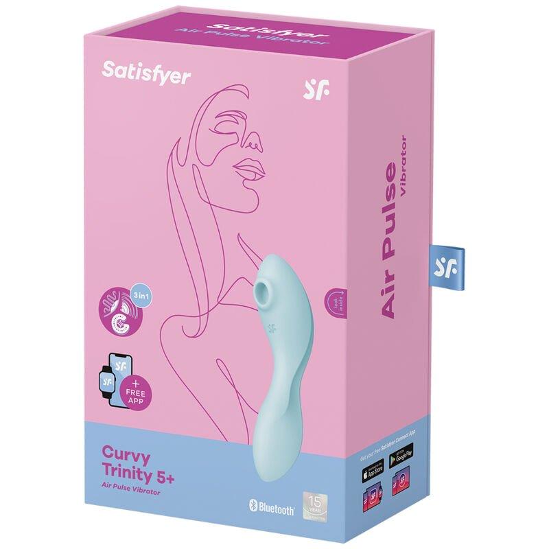Curvy Trinity 5 con APP Satisfyer Connect Azul - Imagen 3