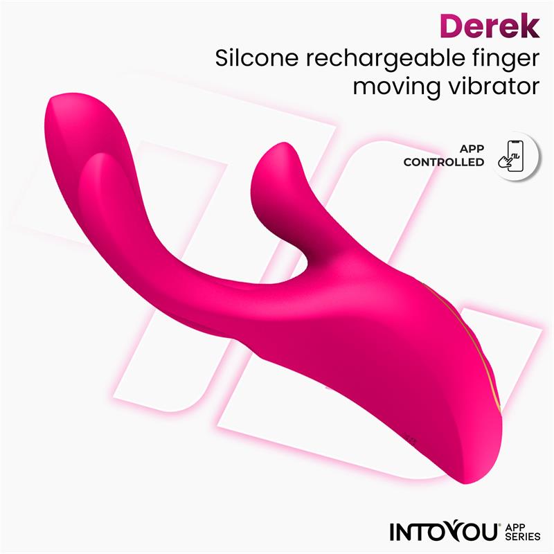 Derek Vibrador con Movimiento Finger 3 Motores y APP - Imagen 4