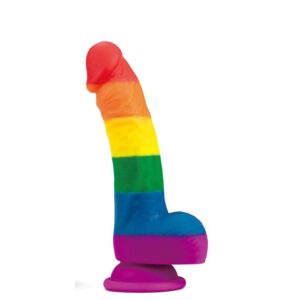 Dildo Prider 8 Silicona Líquida LGBT
