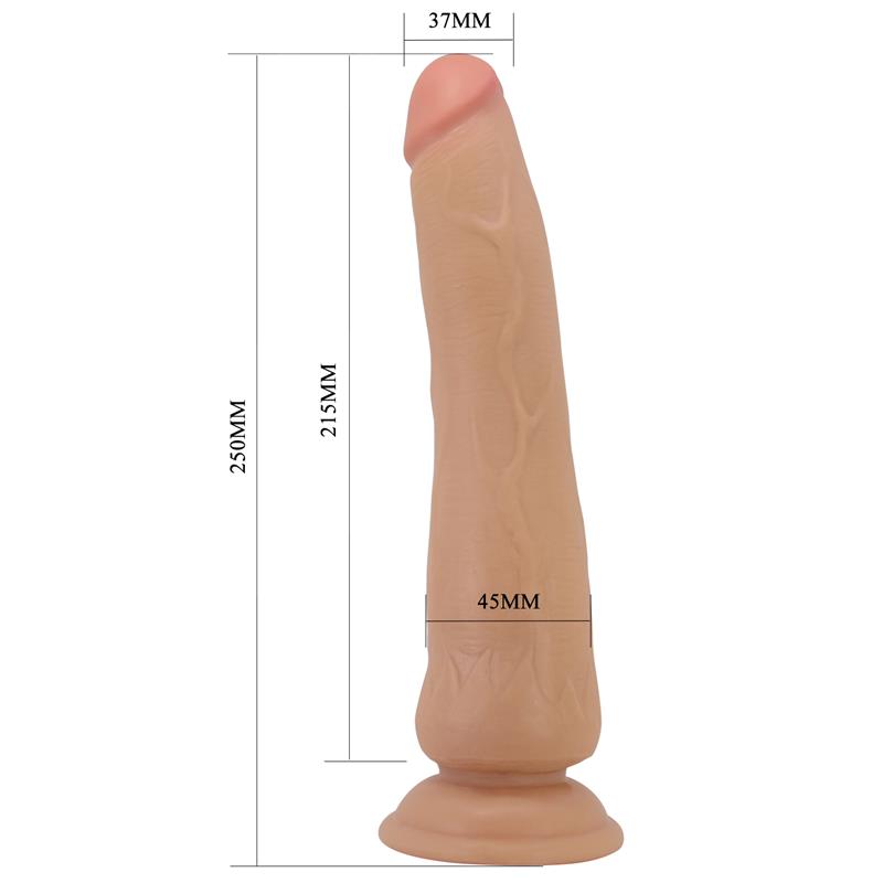 Dildo Realista con Piel Deslizante Retractil 25 cm - Imagen 3