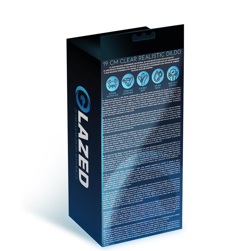 Dildo Realista Material Cristalino 19 cm - Imagen 5