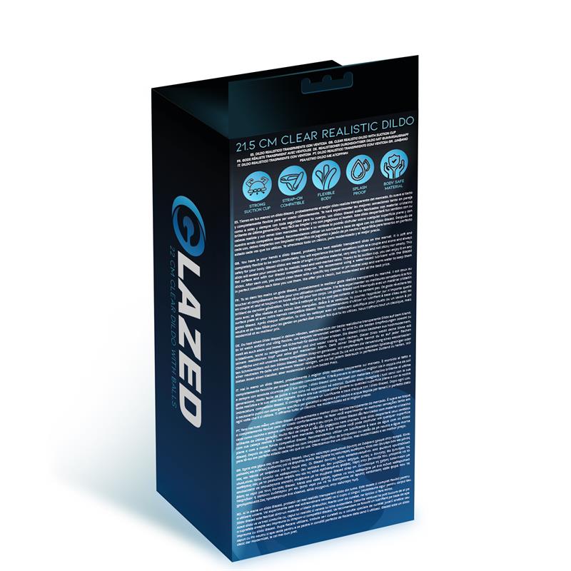 Dildo Realista Material Cristalino 21,5 cm - Imagen 4