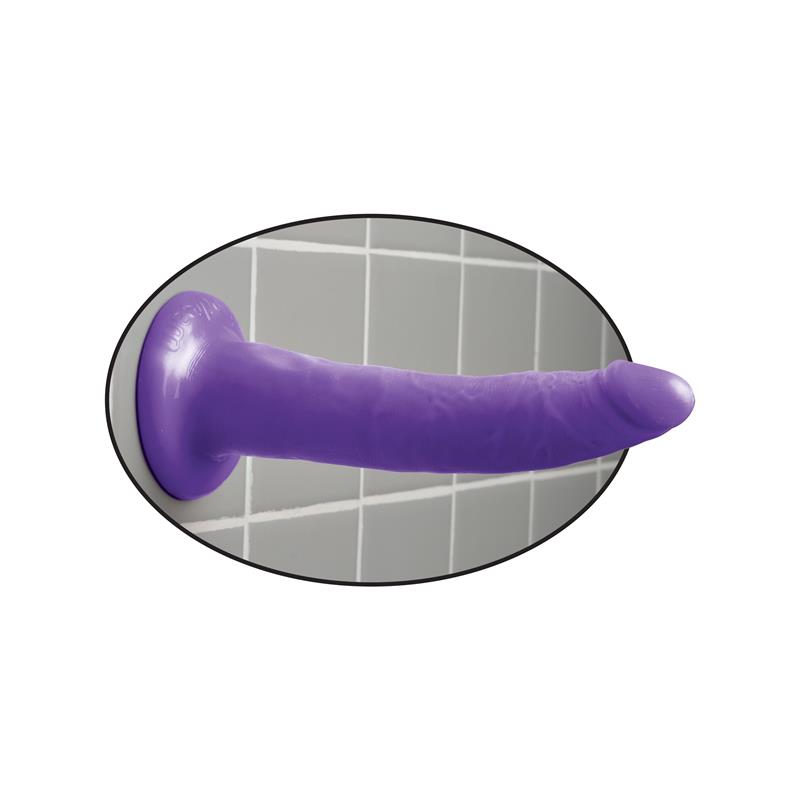 Dildo Slim 17,8 cm Púrpura - Imagen 5