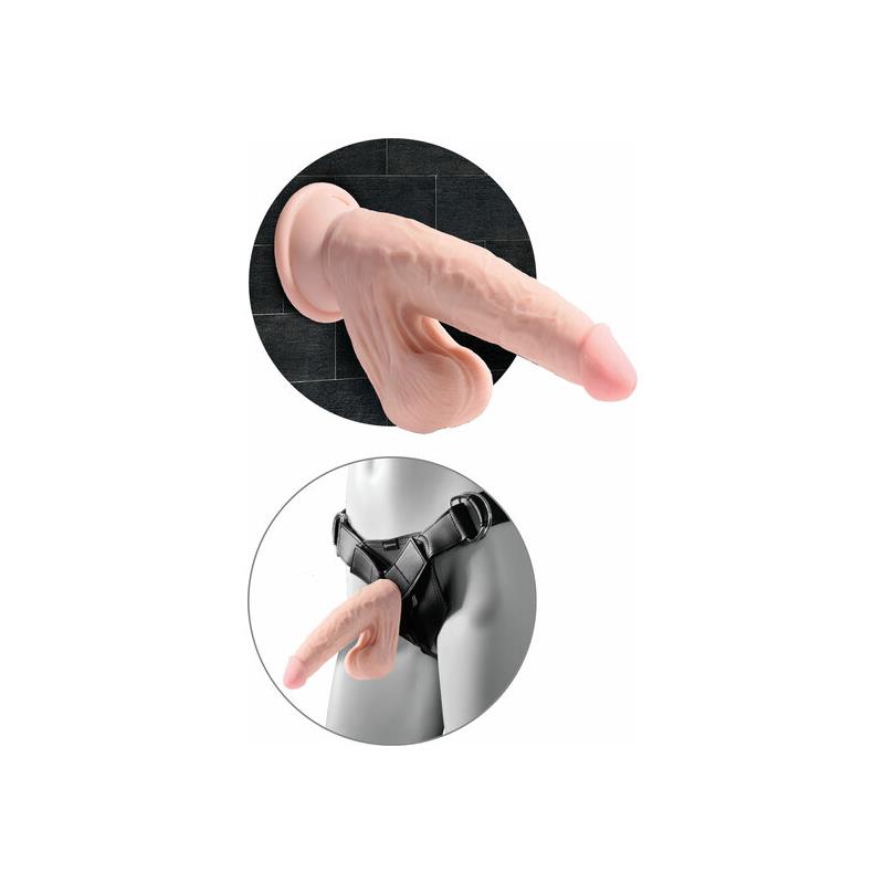 Dildo Triple Densidad Testiculos Oscilantes 8 - Imagen 7