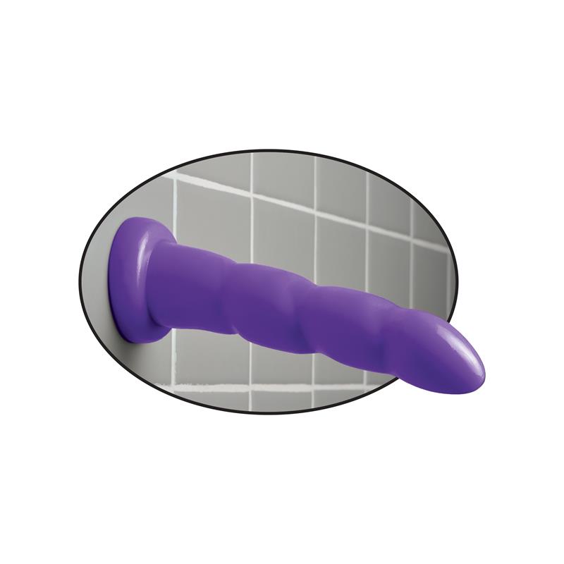 Dildo Twister 15,2 cm Púrpura - Imagen 3