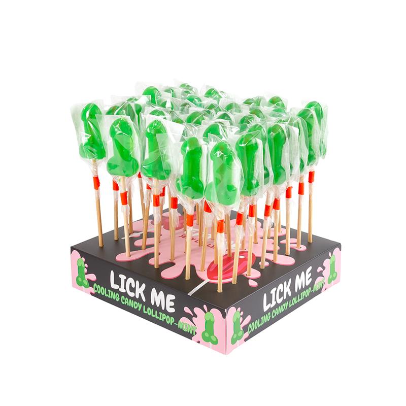 Display Piruletas Pene Menta Efecto Frío 40 Pcs. - Imagen 3