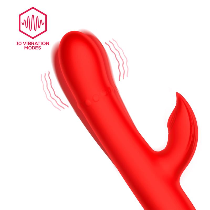 Divya Vibrador con Aro de Bolas Internas Up and Down y Pulsación 3 Motores Independientes USB - Imagen 4