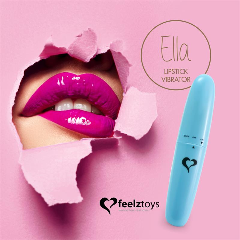 Ella Lipstick Vibrador Light Blue - Imagen 4
