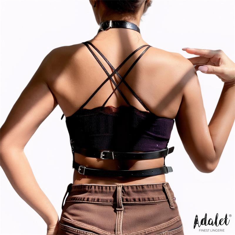 Elva Arnés de Pecho Cuero Vegano Talla Única - Imagen 4