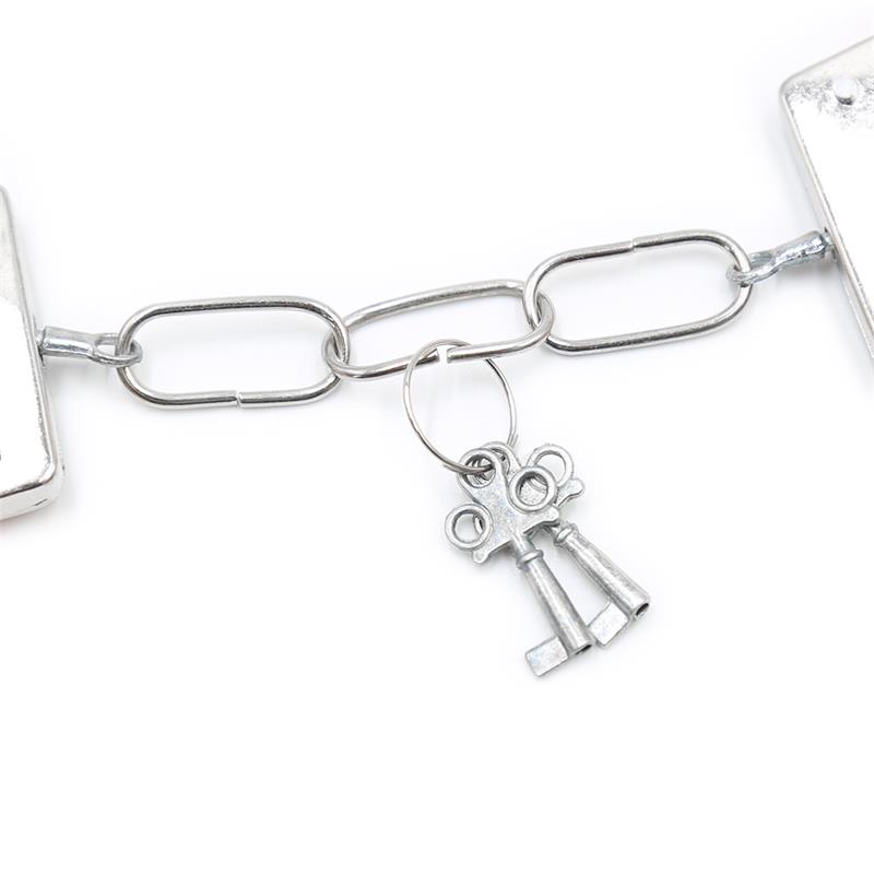 Esposas de Metal para Muñecas con Pelo Rosa - Imagen 3