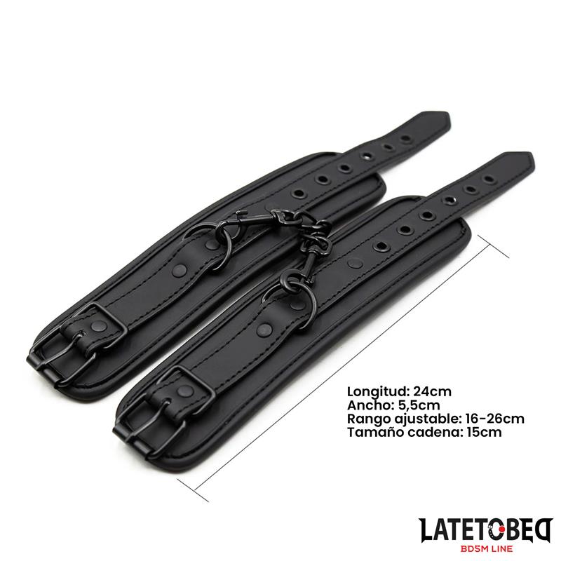 Esposas para Tobillos Negro Sólido - Imagen 5