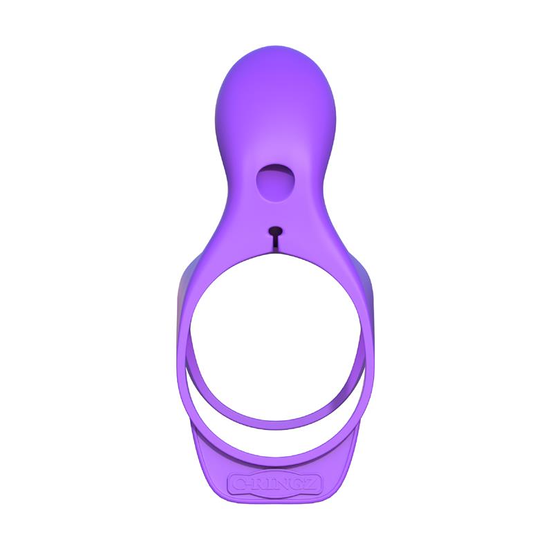 Fantasy C-Ringz Anillo Vibrador para Parejas Ultimate Cage Púrpura - Imagen 4