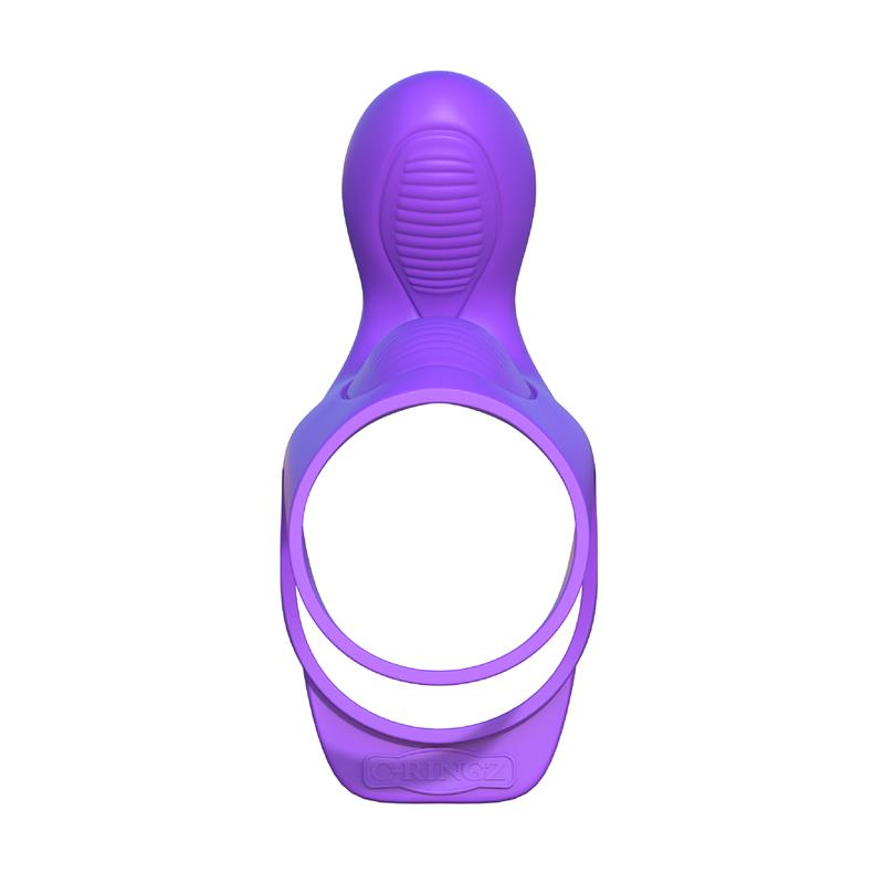 Fantasy C-Ringz Anillo Vibrador para Parejas Ultimate Cage Púrpura - Imagen 7