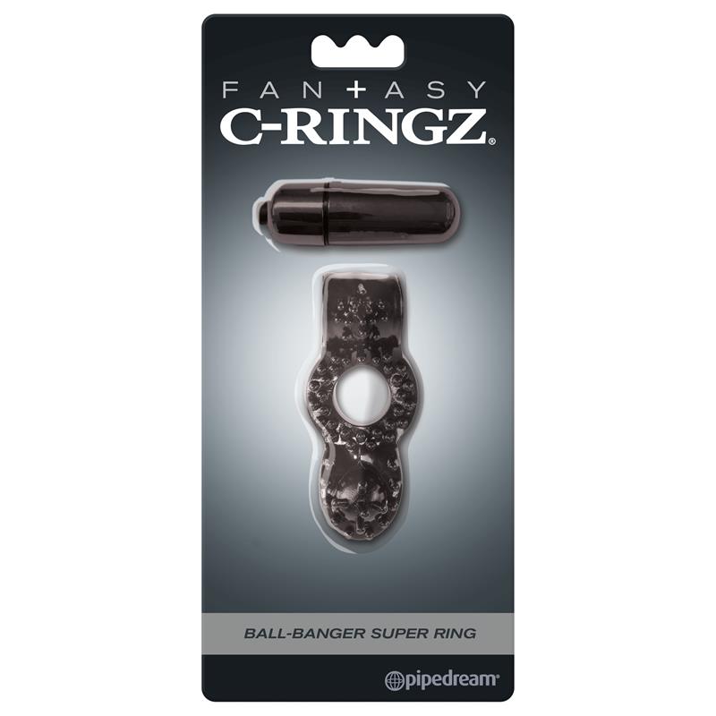 Fantasy C-Ringz Super Anillo Ball-Banger Negro - Imagen 4