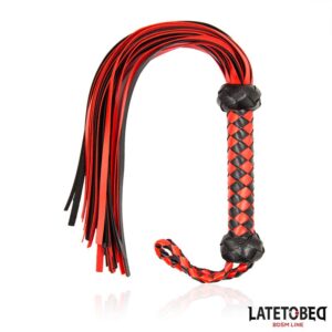 Flogger Rojo y Negro  50cm