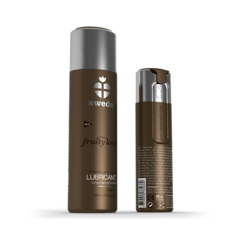 Fruity Love Lubricante Chocolate Negro Intenso 100 ml - Imagen 3