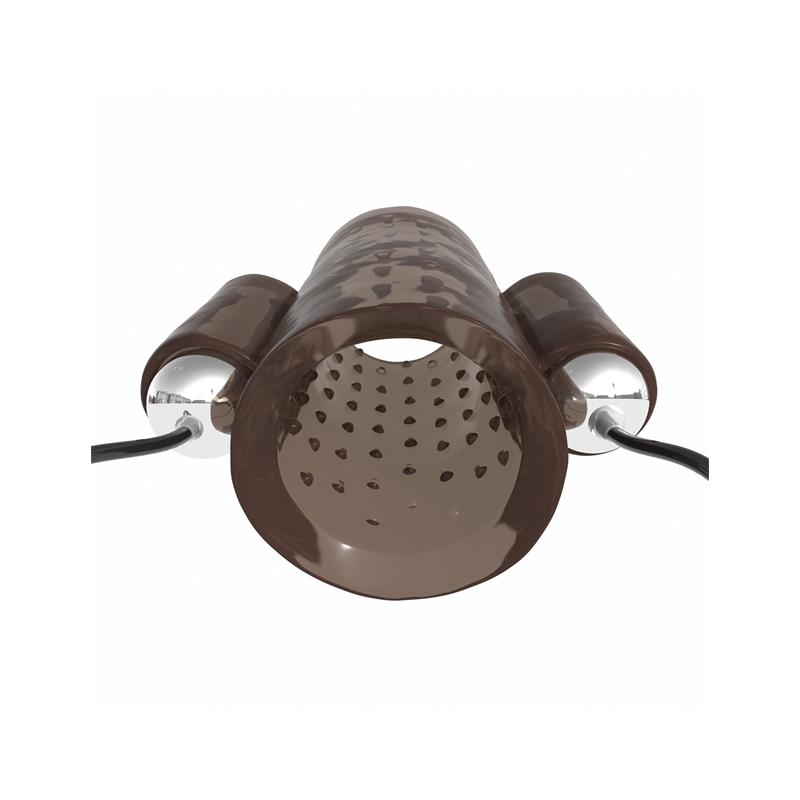 Funda para Pene Doble Vibración Ahumado - Imagen 3