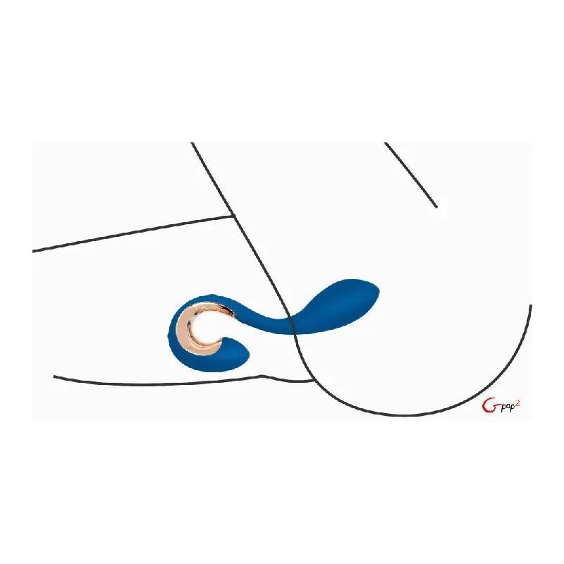 Gpop2 Vibrador Punto G y P Azul Indigo - Imagen 9