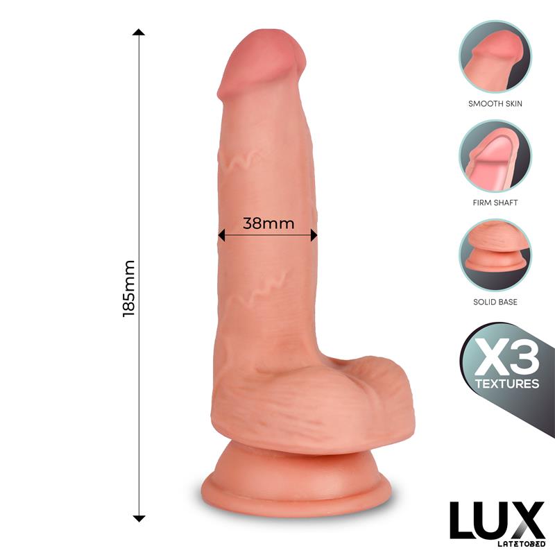 Hans Dildo Triple Densidad con Testículos 7.2 - Imagen 3