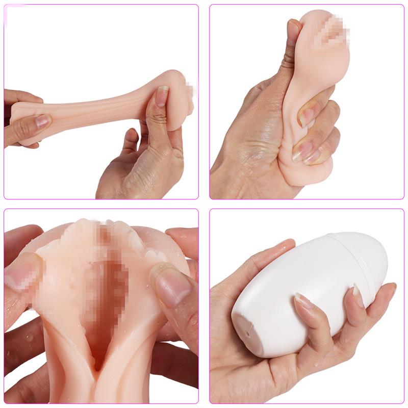 Huevo Masturbador Rainbow Azul - Imagen 3