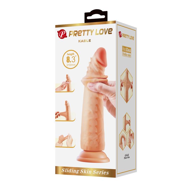 Kable Dildo con Piel Deslizante Retractil 8.3 - Imagen 3