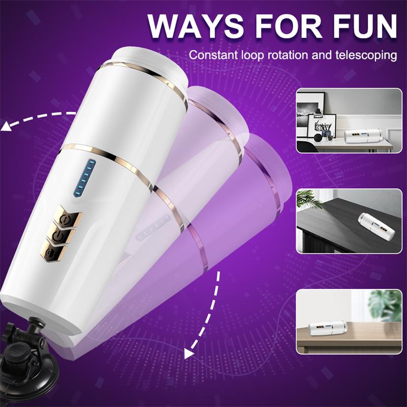 Kimi Masturbador con movimiento Telescópico y Rotación - Imagen 6