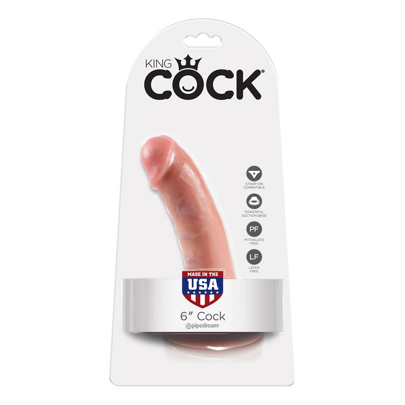 King Cock Pene de 6 - Color Natural - Imagen 4