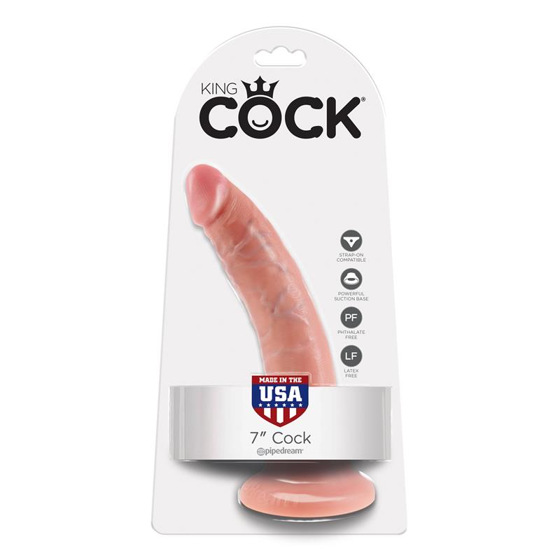 King Cock Pene de 7 - Color Natural - Imagen 3