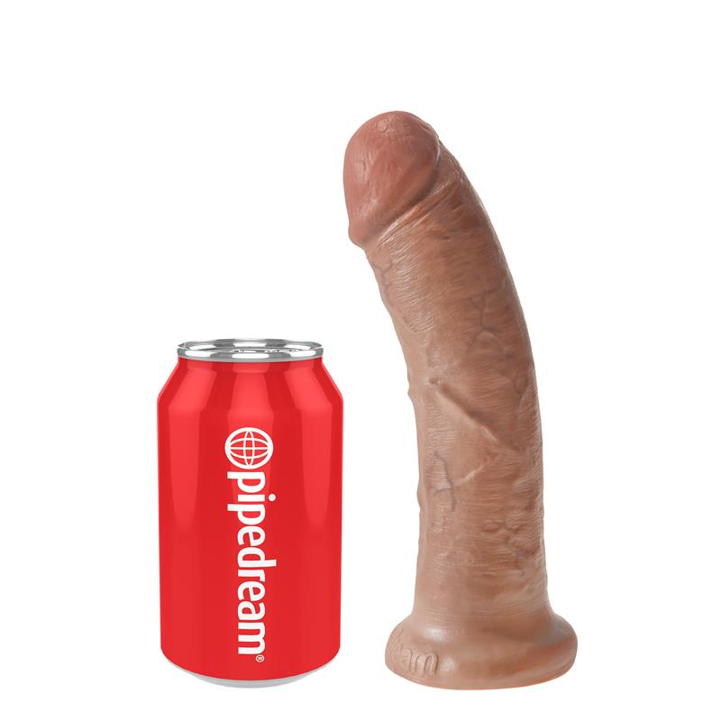 King Cock Pene de 8 - Bronceado - Imagen 5